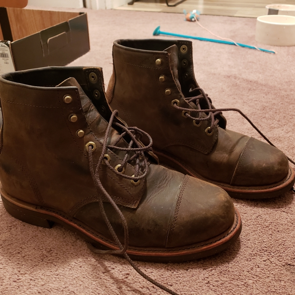 Chippewa Men's Leather Boots Size 9